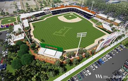 University of Florida Baseball Stadium Rendering
