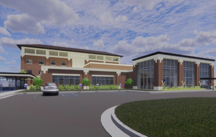 A rendering of a primary care center