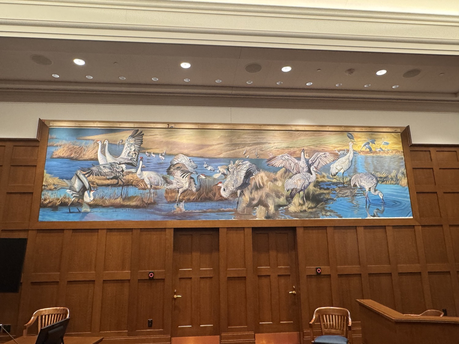 art in architecture murals by local artist 
