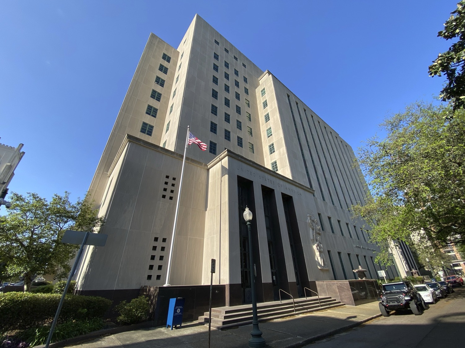 post exterior skin clean-up.
Our scope of work was cleaning the exterior, renovating the interior of this historic building, and adding an elevator tower. 
