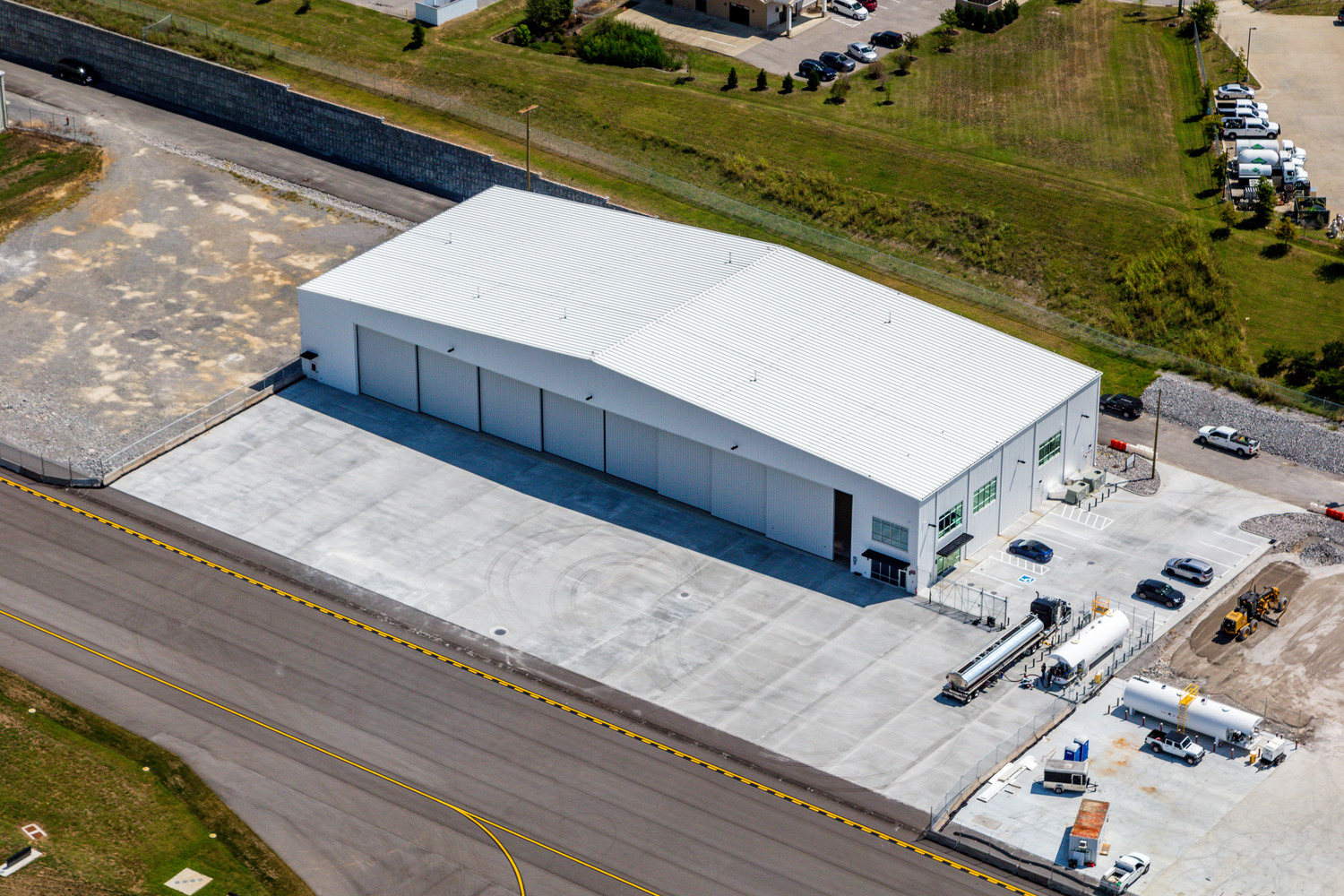 John C Tune Hangar Aerials, John C. Tune Airport
