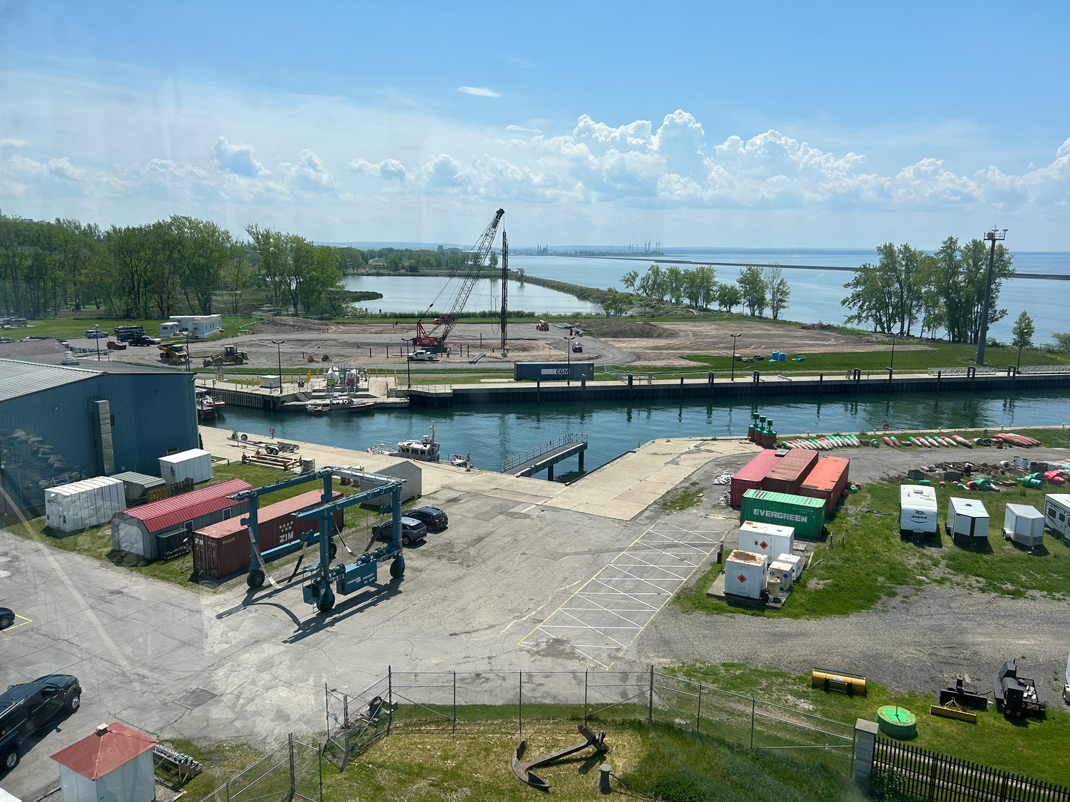 U.S. Coast Guard, Buffalo, NY site view during groundbreaking