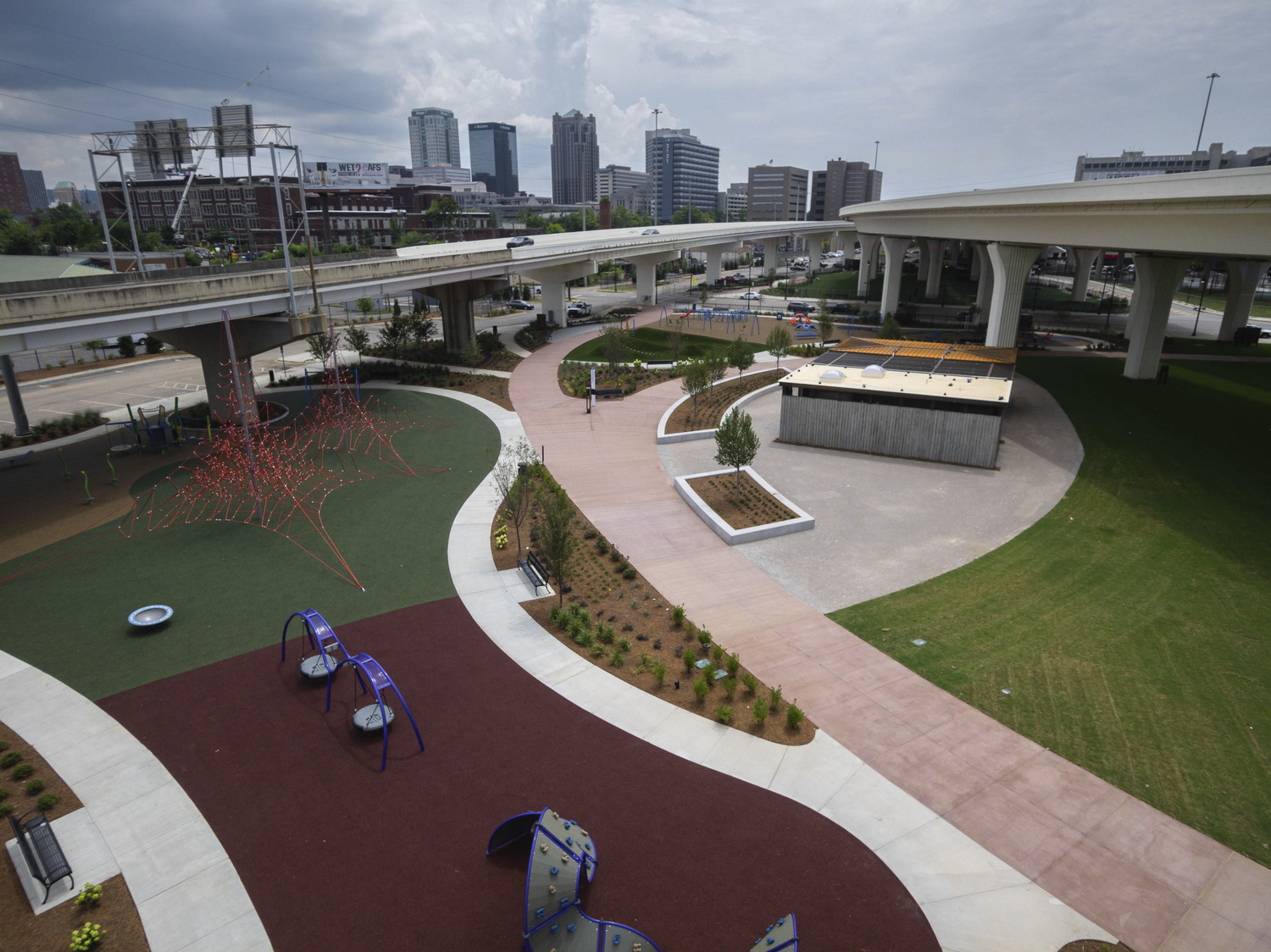 Block H of the City Walk project nears completion.