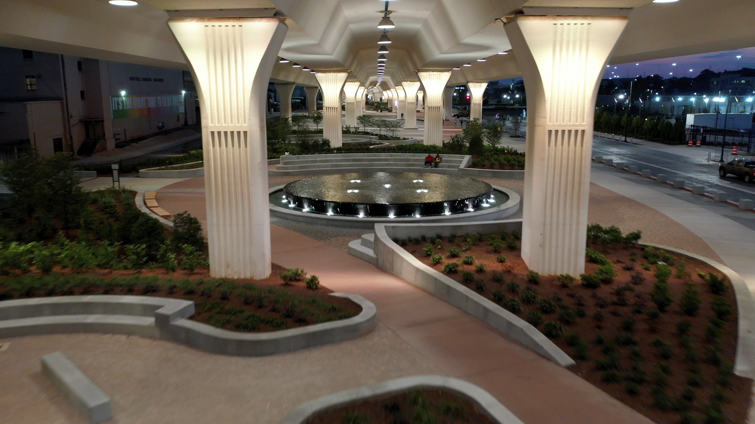 fountain, Block D