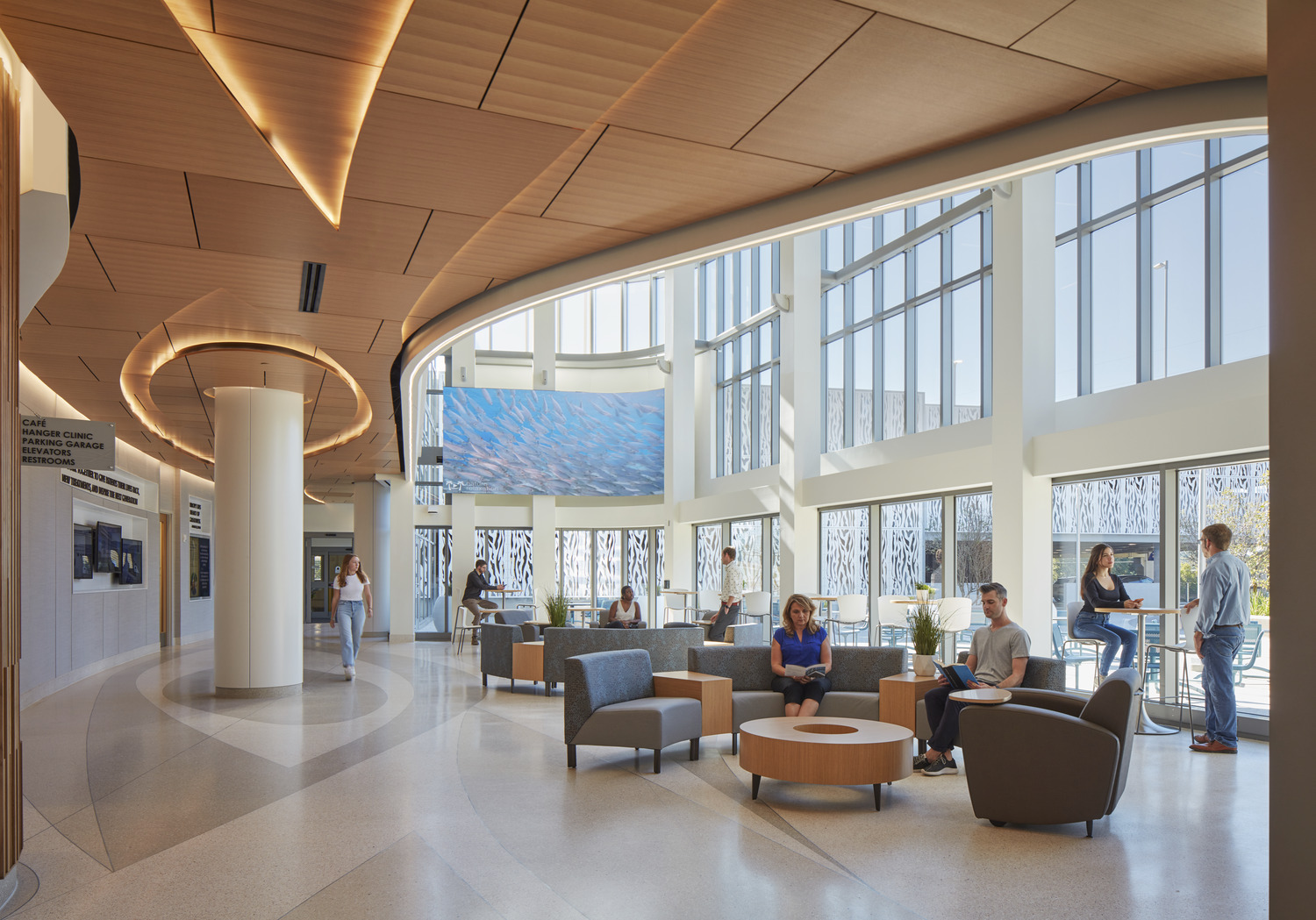 The Emory Musculoskeletal Institute Medical Office Building in Atlanta, GA, provides orthopaedics and spine care. 