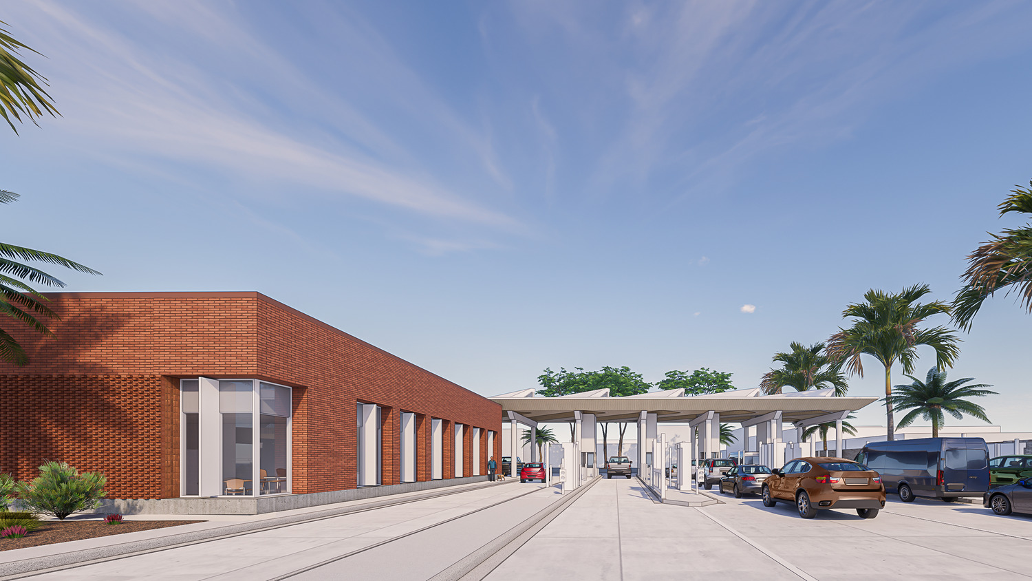 Brownsville LPOE Modernization Rendering