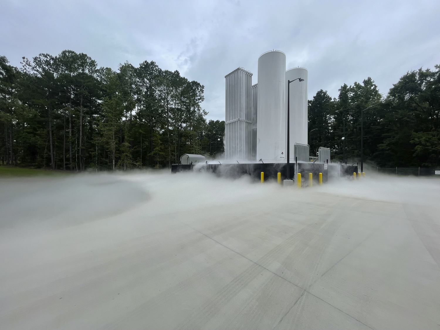 oxygenation system in operation